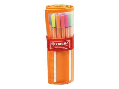 STABILO point 88 Fineliner farbsortiert 0,4 mm, 30 St. STABILO point 88 Fineliner farbsortiert 0,4 mm, 30 St.