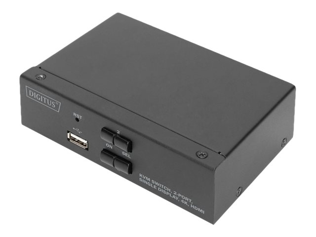 DIGITUS KVM-Switch 2-Port Single-Display 4K HDMI