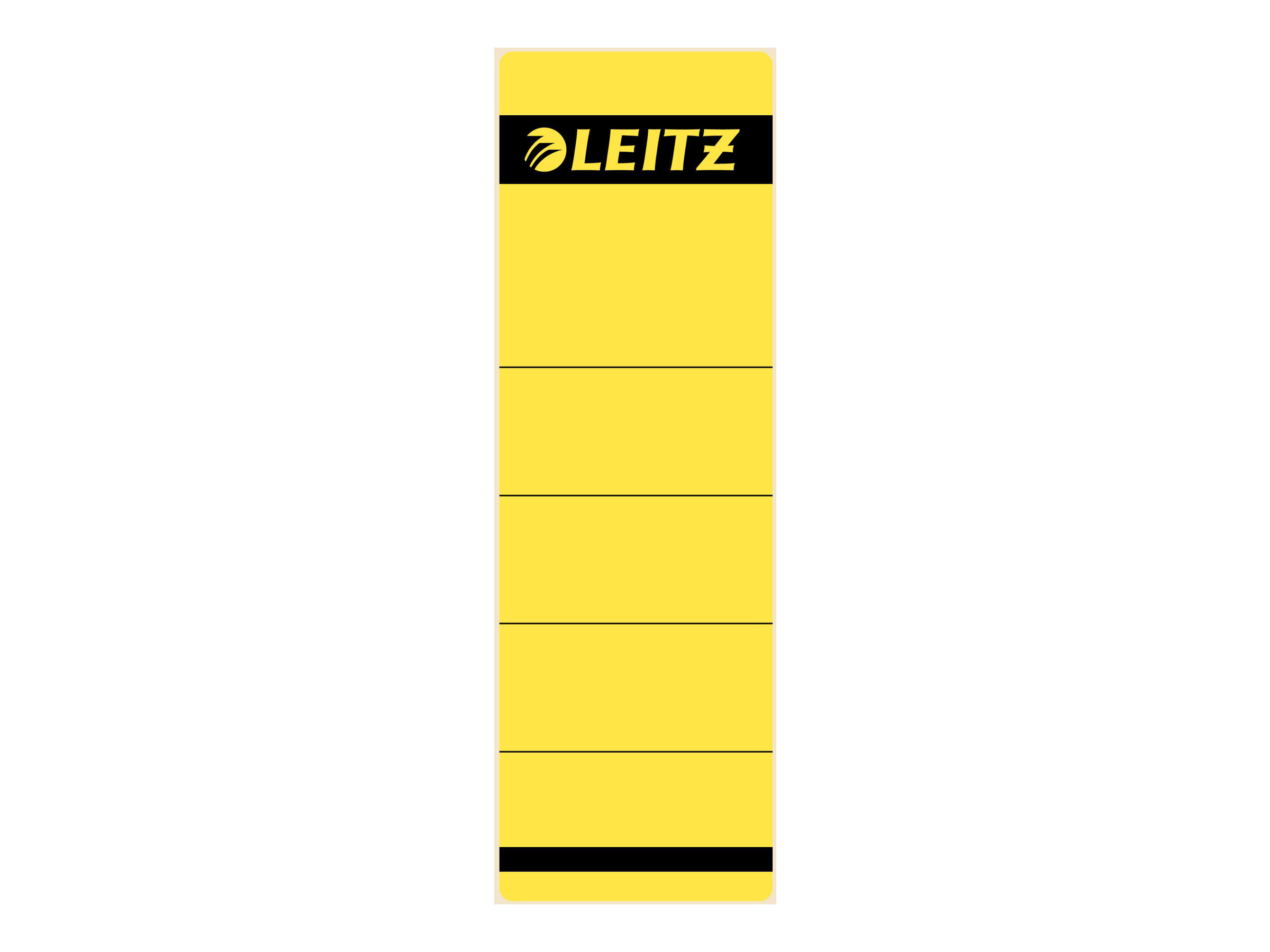 10 LEITZ Ordneretiketten 1642 gelb für 8,0 cm Rückenbreite 10 LEITZ Ordneretiketten 1642 gelb für 8,0 cm Rückenbreite