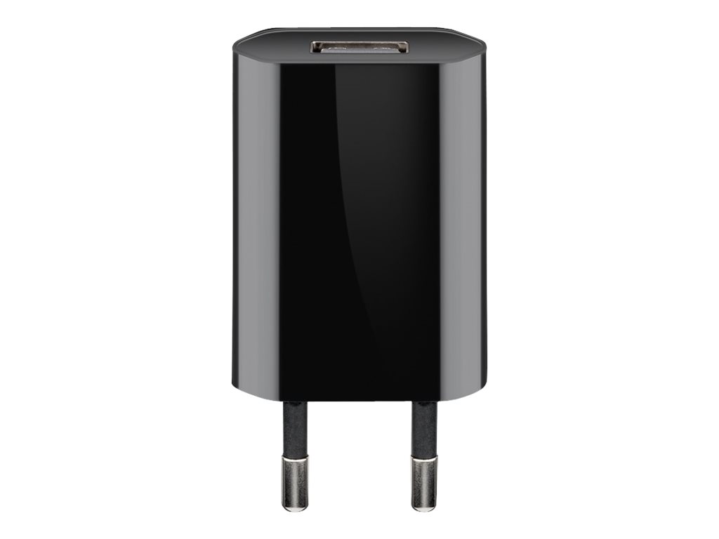 goobay Ladeadapter schwarz, 5 Watt