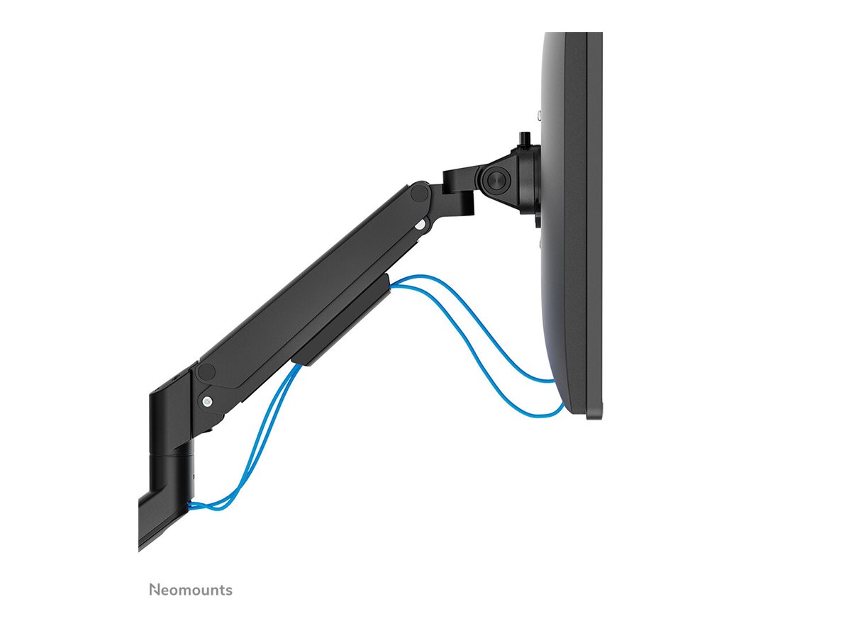NEOMOUNTS Next Slim Desk Mount double display topfix clamp/grommet black