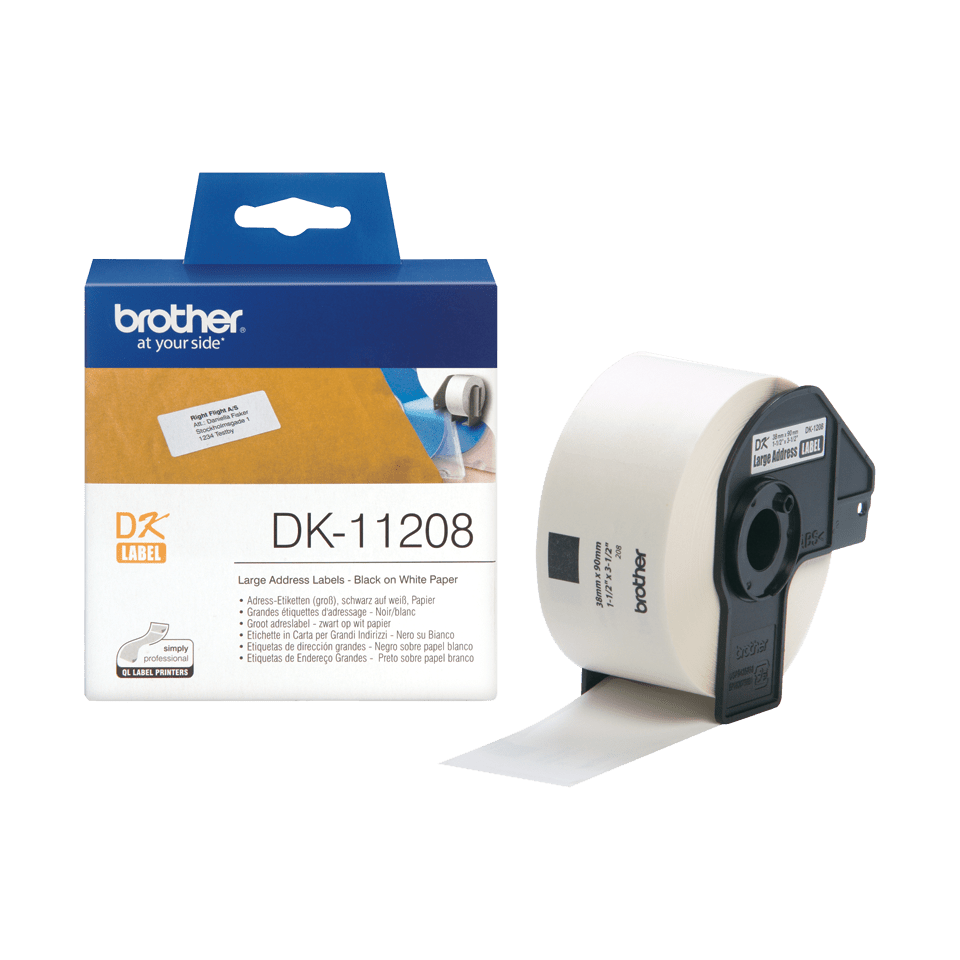 DK11208 BROTHER QL550 Etikettenrolle
