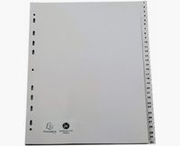 Exacompta Ordnerregister Vollformat, ueberbreite 1-31 grau 31-teilig, 1 Satz Exacompta Ordnerregister Vollformat, ueberbreite 1-31 grau 31-teilig, 1 Satz