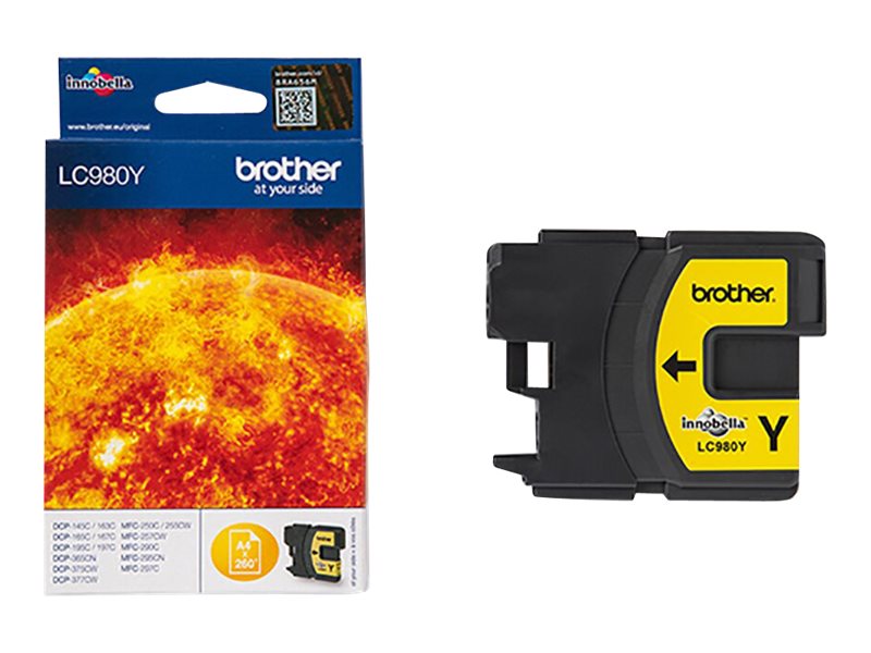 LC980Y BROTHER DCP Tinte yellow 260