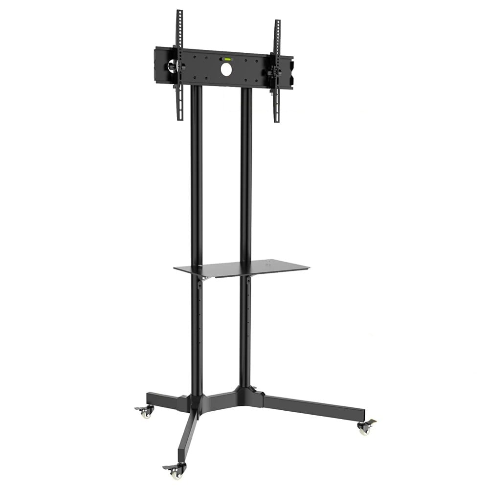 TECHLY TV Wagen fuer Displays Bildschirme LCD LED von 76 bis 165cm 3065Zoll fuer Ihre Ausstattung bis 60KG VESA max 600X400
