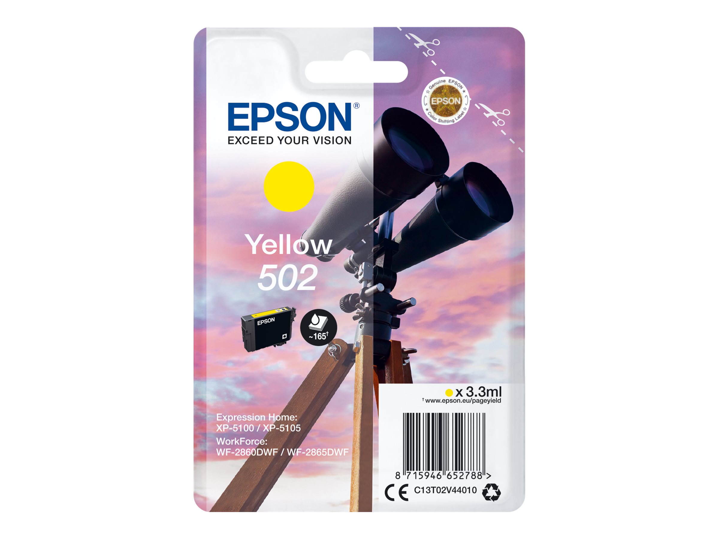 C13T02V44010 EPSON XP Tinte yellow ST C13T02V44010 EPSON XP Tinte yellow ST
