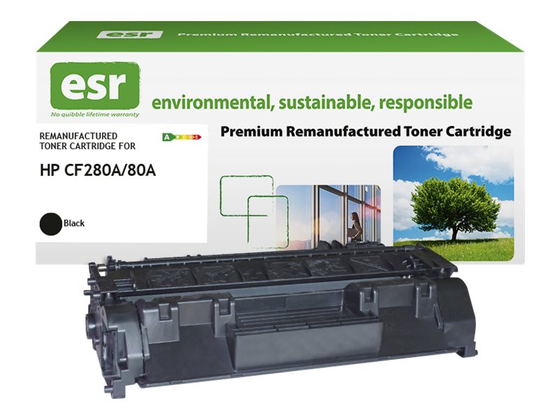 ESR Toner cartridge compatible with HP CF280A black remanufactured 2.700 pages