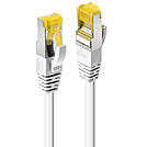 LINDY Patchkabel mit Cat.7 Rohkabel S/FTP PIMF LSOH weiss 0,5m