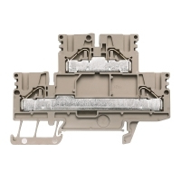 Weidmueller Doppelstock-Reihenklemme PDK 2.5/4 beige Weidmueller Doppelstock-Reihenklemme PDK 2.5/4 beige