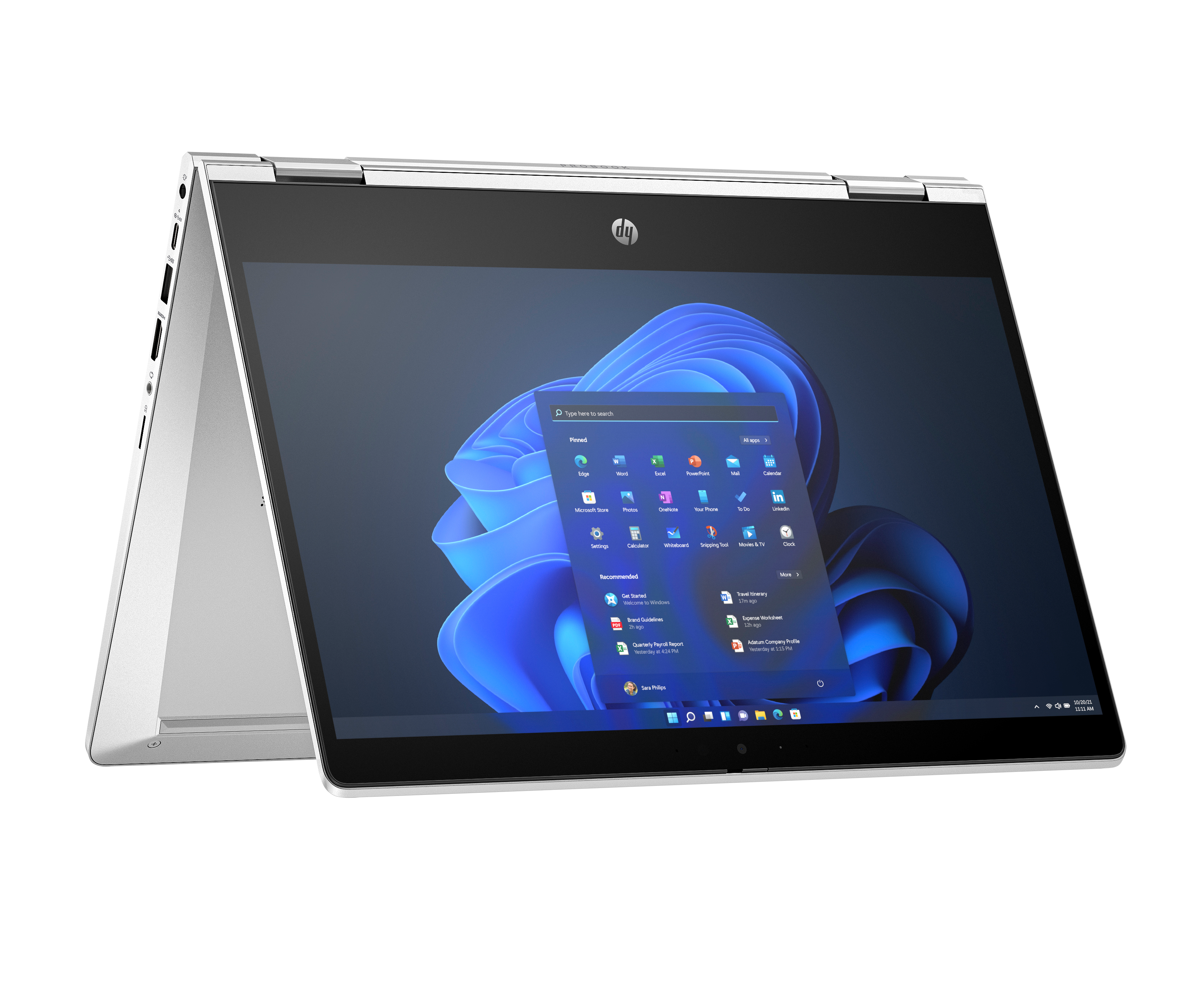 HP Pro x360 435 G10 AMD Ryzen 5 7530U 33,8cm 13,3Zoll FHD 1x16GB 512GBPCIe NVMeSSD WiFi 6E FPR W11P 3J Gar SmartBuy DE