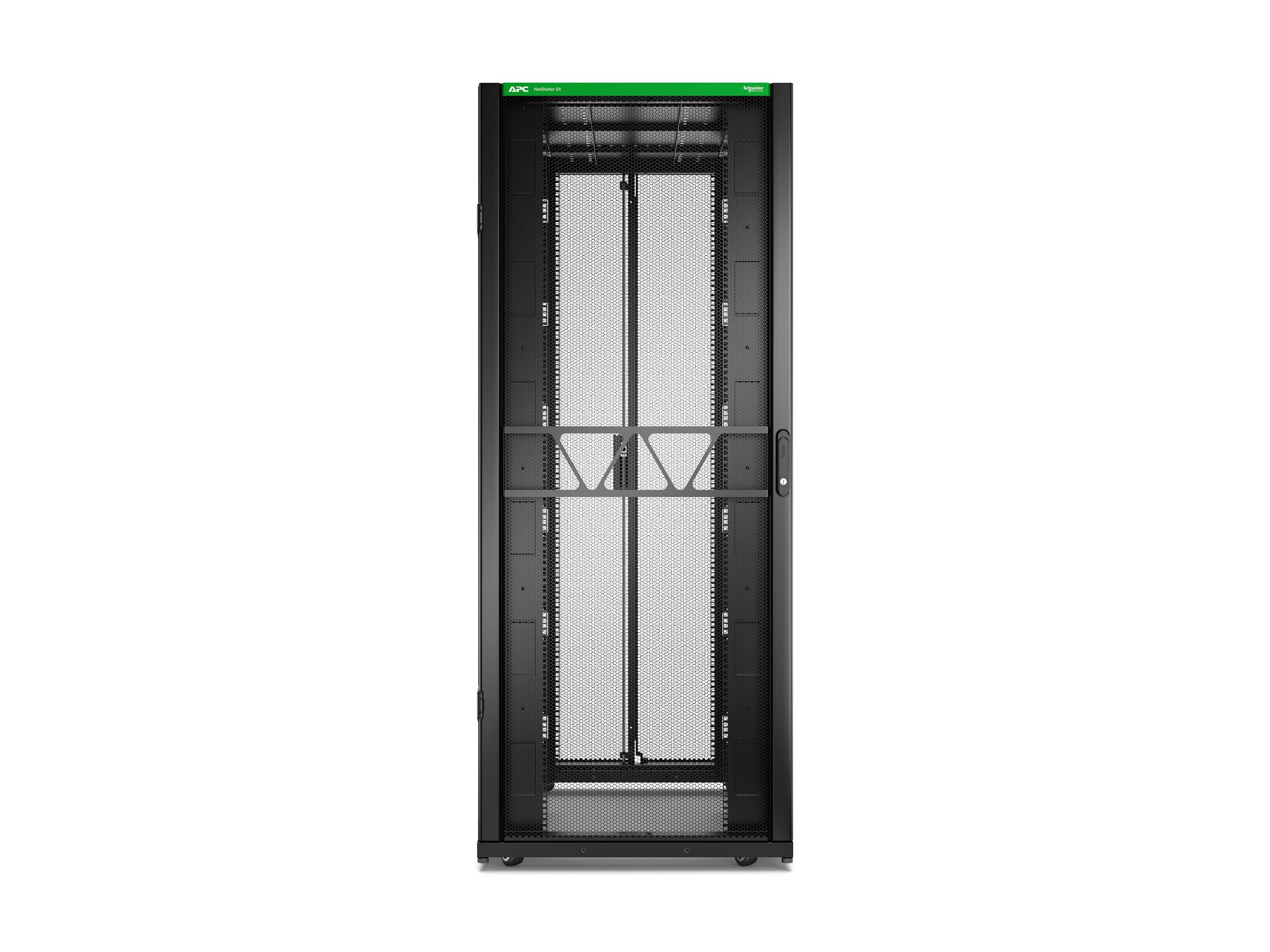 APC NetShelter SX Gen 2 Rack cabinet 1991H x 800W x 1200D mm with sides floorstanding Black 42U 19 TAA Compliant