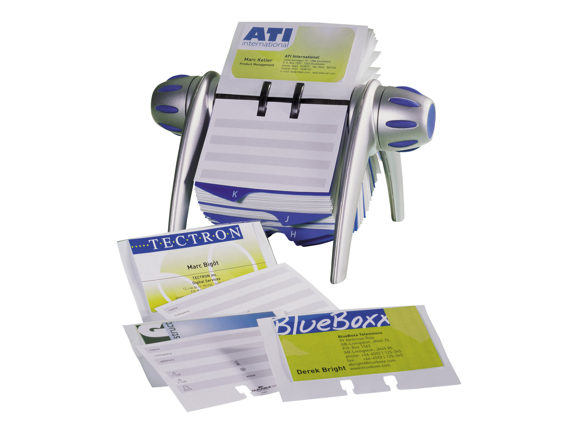 40 DURABLE Ersatzhuellen fuer Rollkartei Visifix 40 DURABLE Ersatzhuellen fuer Rollkartei Visifix