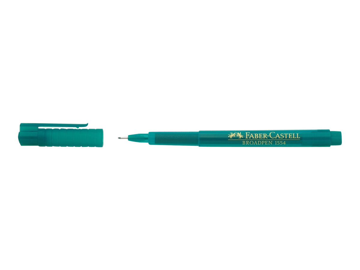 FABER-CASTELL Broadpen Document 1554 Fineliner gruen 0,8 mm, 1 St. FABER-CASTELL Broadpen Document 1554 Fineliner gruen 0,8 mm, 1 St.