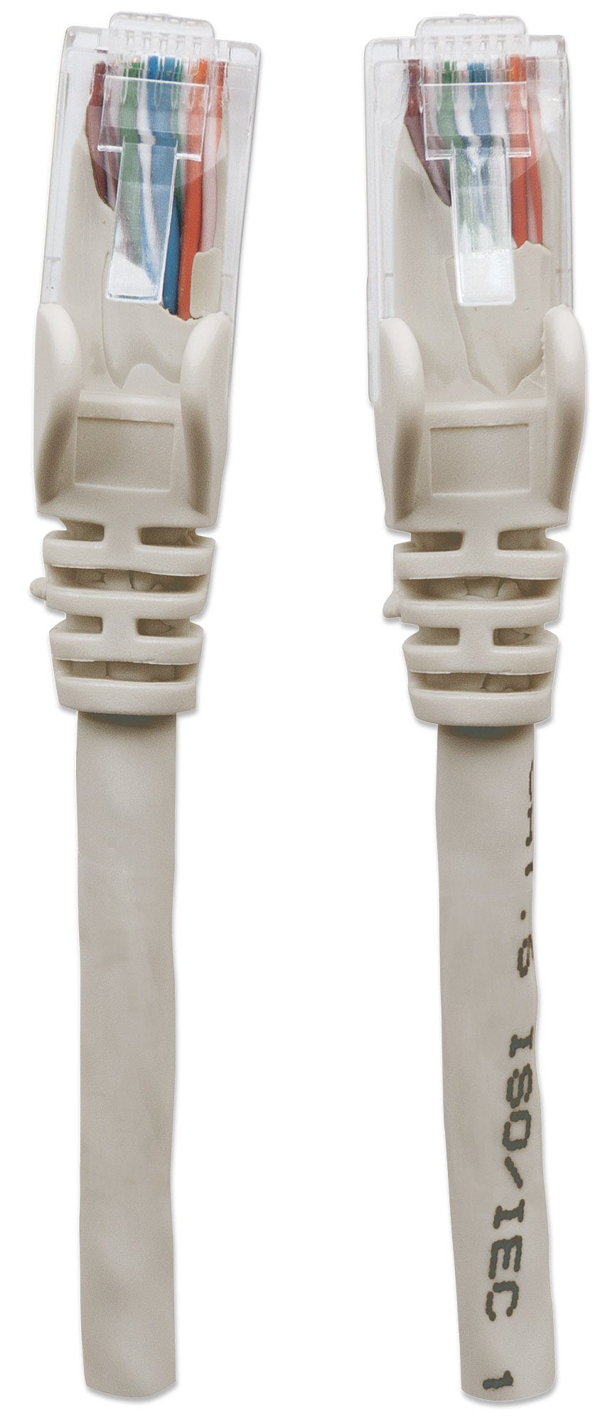INTELLINET Netzwerkkabel Cat6 U/UTP CCA Cat6-kompatibel RJ45-Stecker/RJ45-Stecker 20,0 m grau