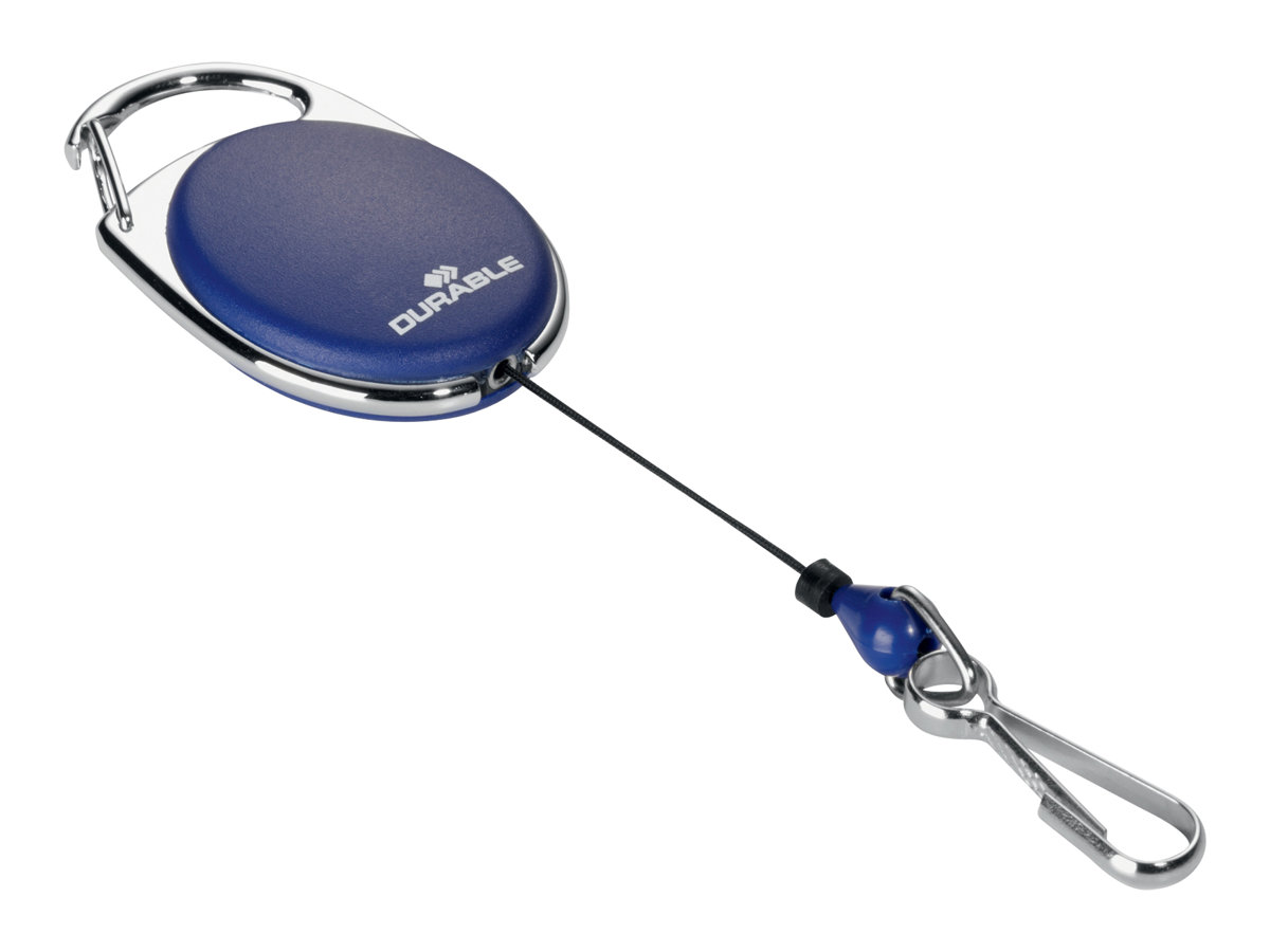 DURABLE Ausweishalter JOJO STYLE 832707, Clip, dunkelblau, 1 St