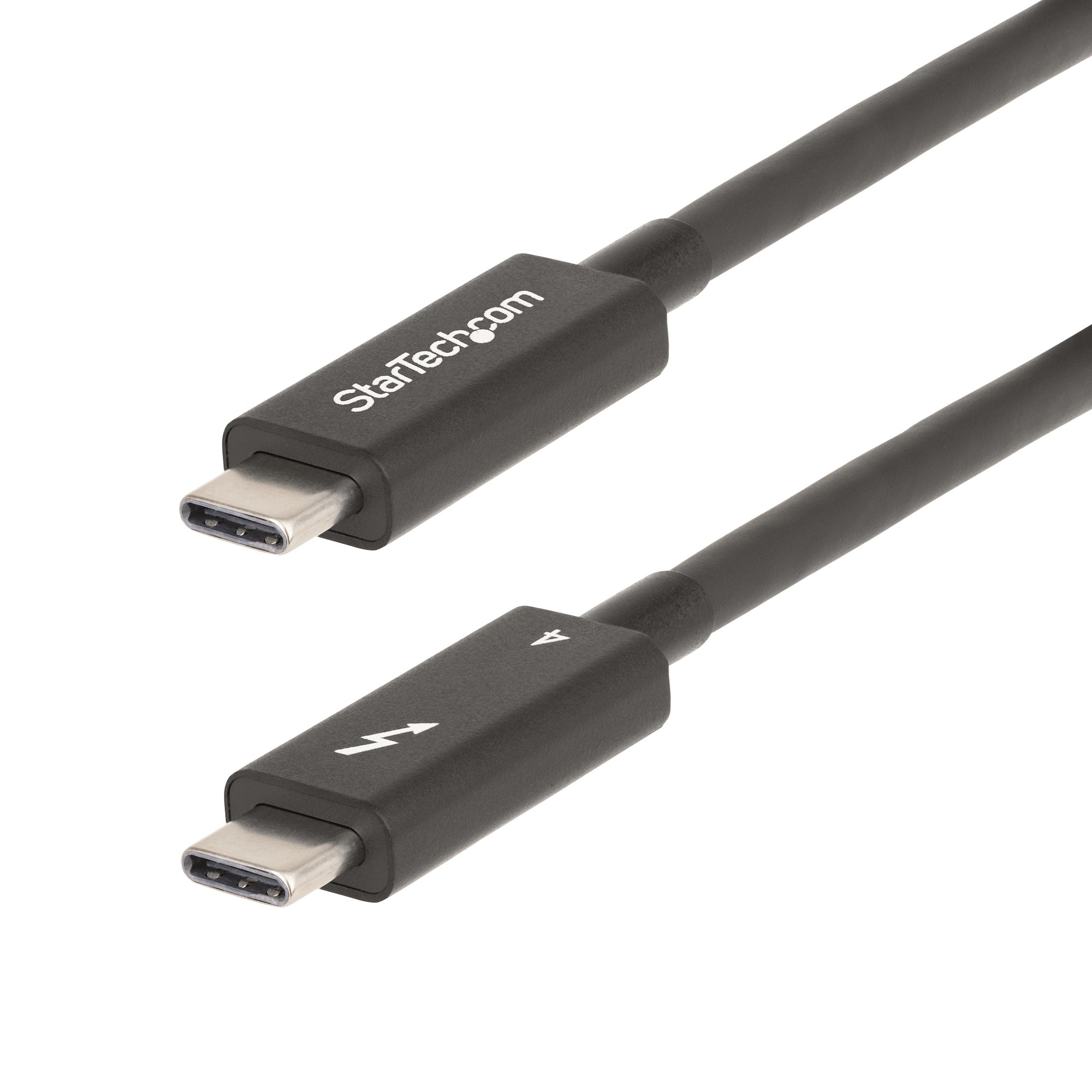 STARTECHCOM 2m Aktives Thunderbolt 4 Kabel 40 Gbits 100W PD 8K Display Kabel kompatibel mit USB4 Thunderbolt 3 USBC DisplayPort