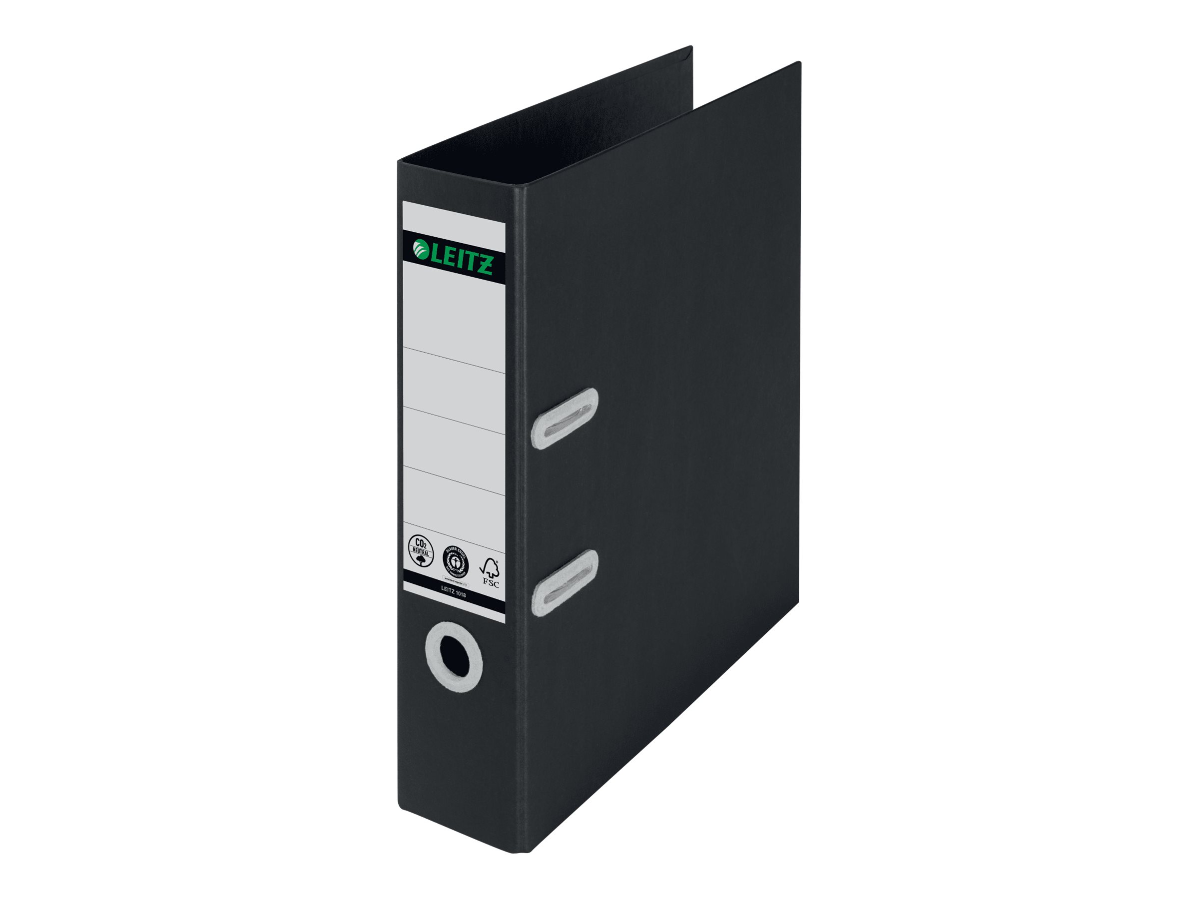 LEITZ recycle 1018 Ordner schwarz Karton 8,0 cm DIN A4