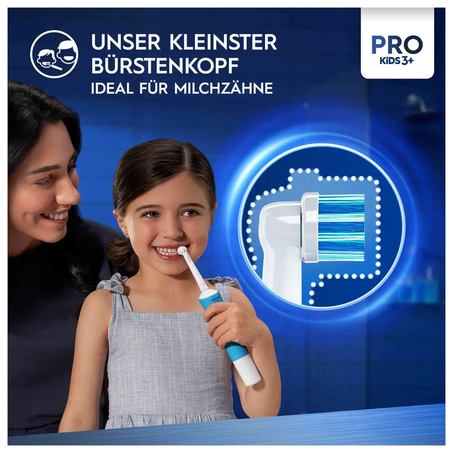 4 OralB PRO KIDS 3 FROZEN Zahnbuerstenaufsaetze