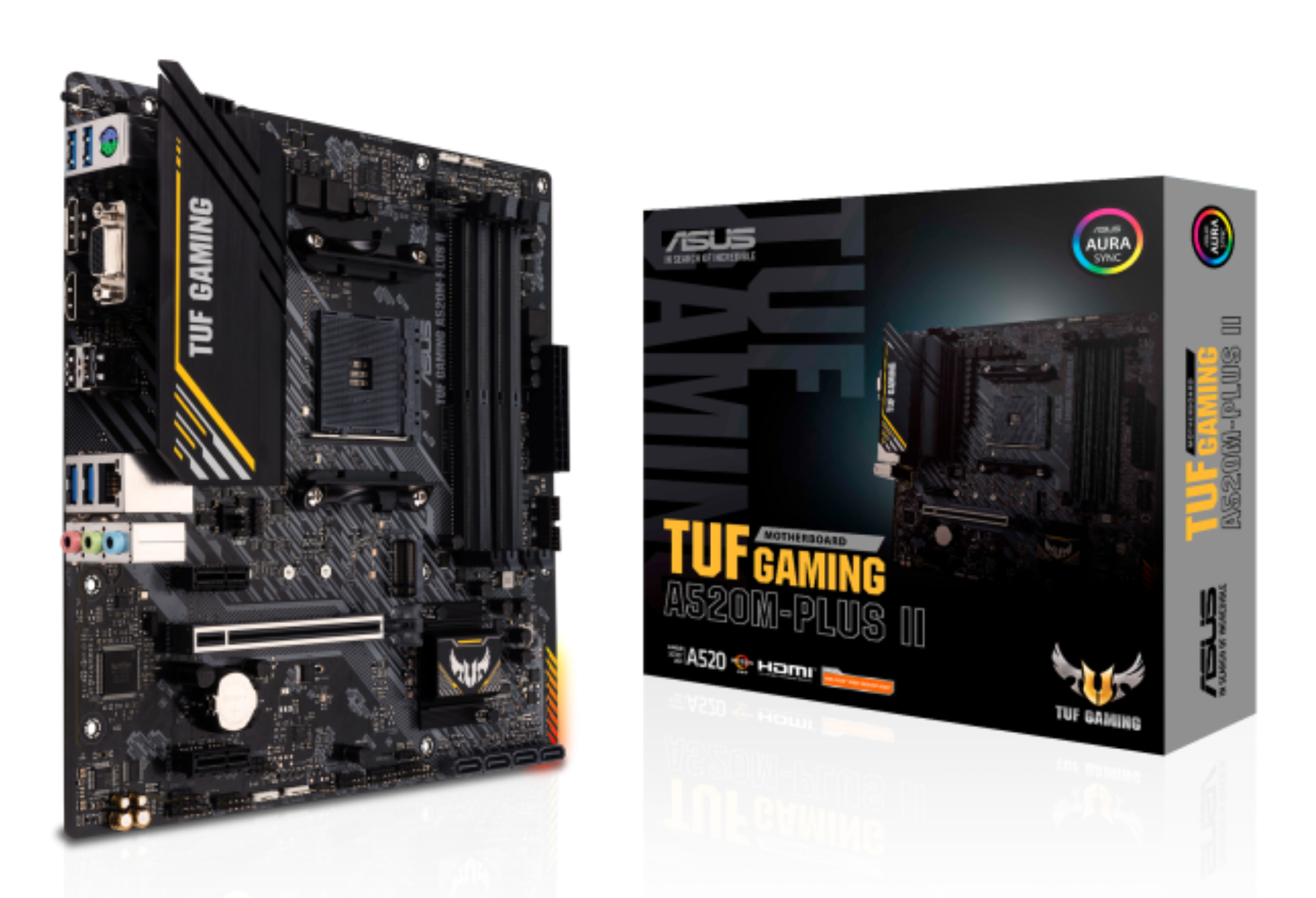 ASUS TUF GAMING A520MPLUS II AMD A520 microATX 4DDR4