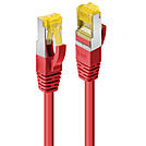 LINDY Patchkabel mit Cat.7 Rohkabel S/FTP PIMF LSOH rot 1m