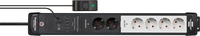 Brennenstuhl Premium-Line Comfort Switch Plus 6-fach schwarz/grau 3 m Brennenstuhl Premium-Line Comfort Switch Plus 6-fach schwarz/grau 3 m