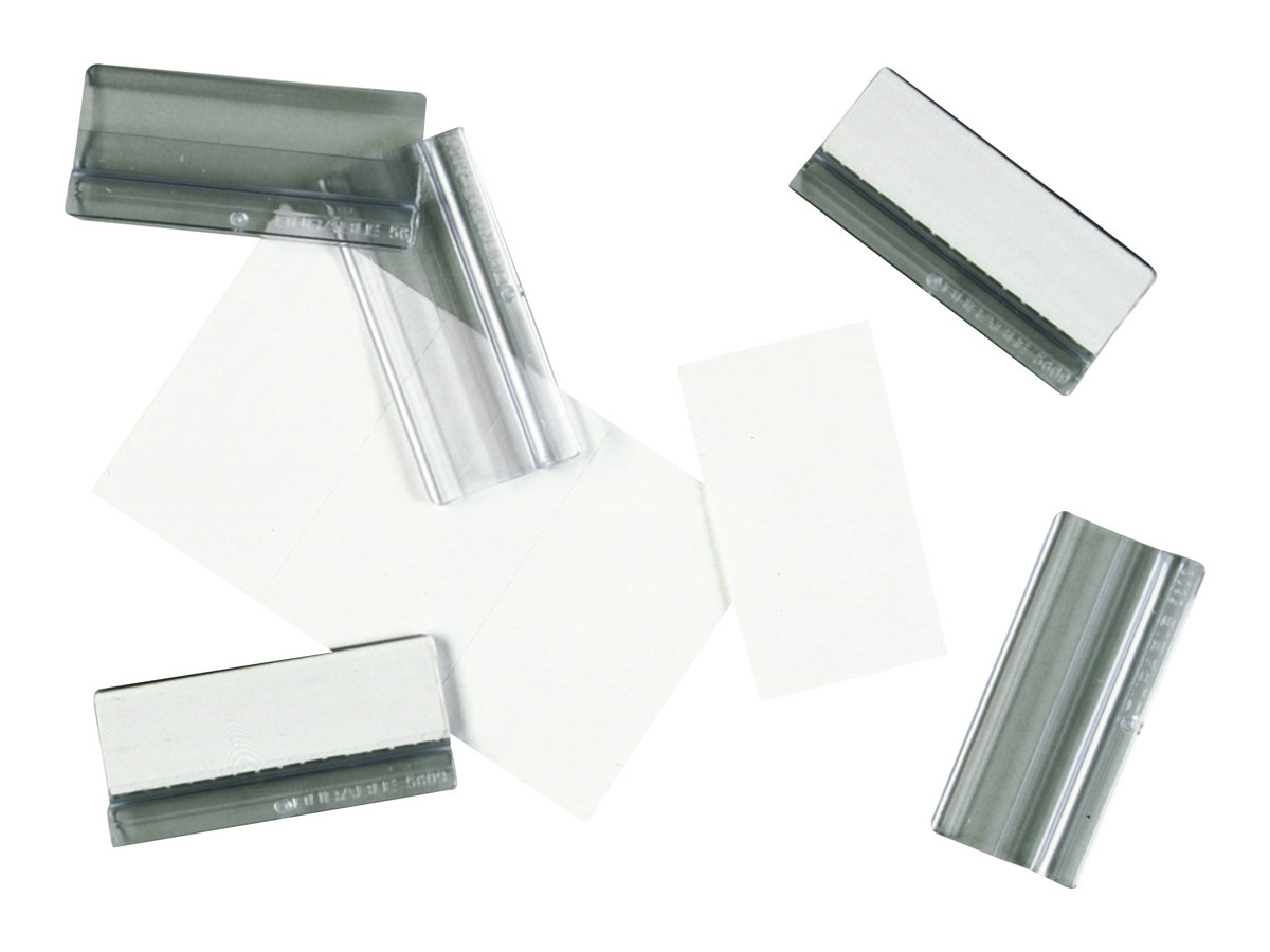 10 DURABLE Vollsichtreiter transparent 10 DURABLE Vollsichtreiter transparent