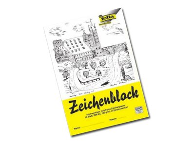 10 folia Zeichenblock mit Leinenecken DIN A4 10 folia Zeichenblock mit Leinenecken DIN A4