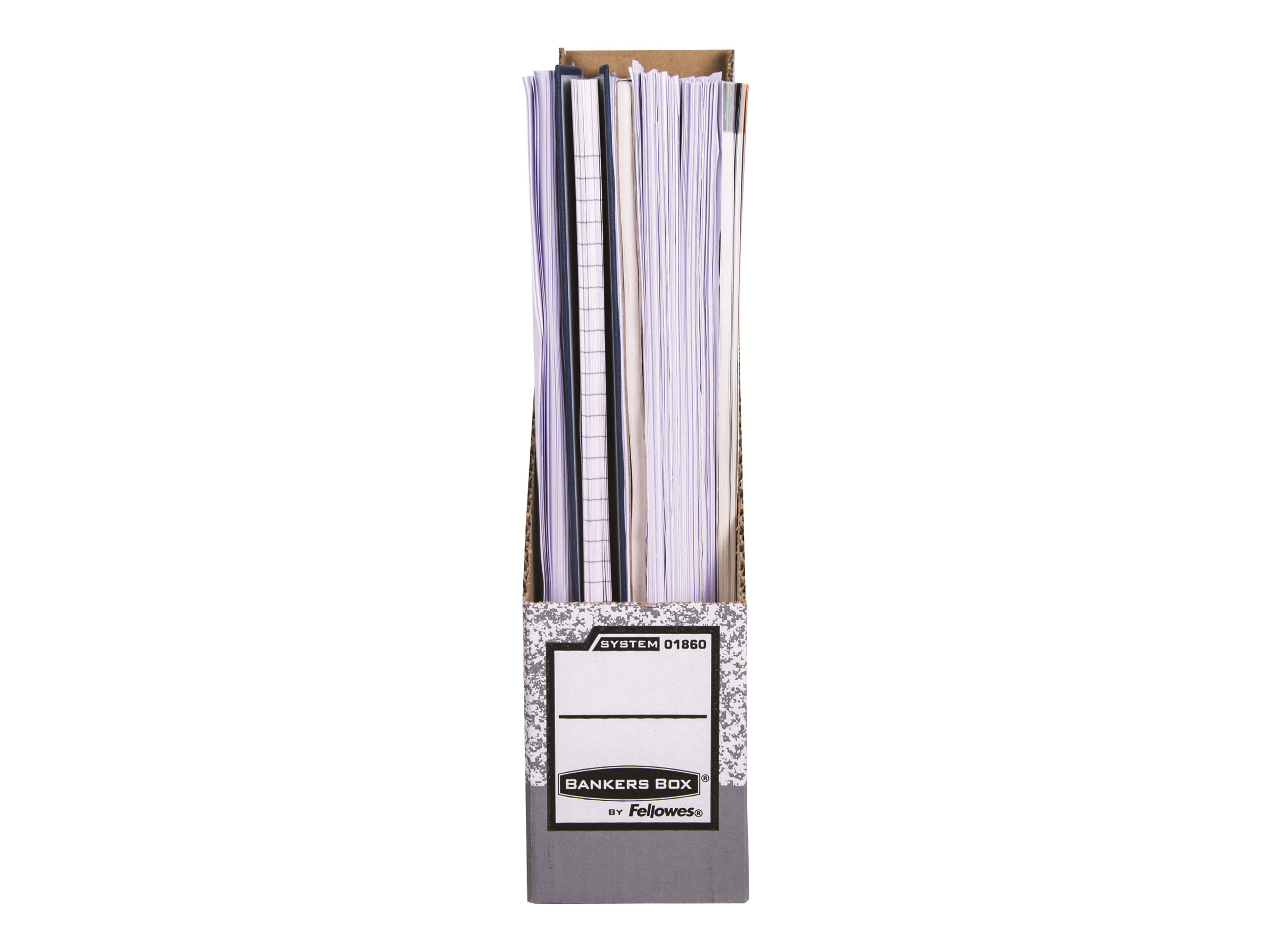 10 Bankers Box Archiv-Stehsammler grau