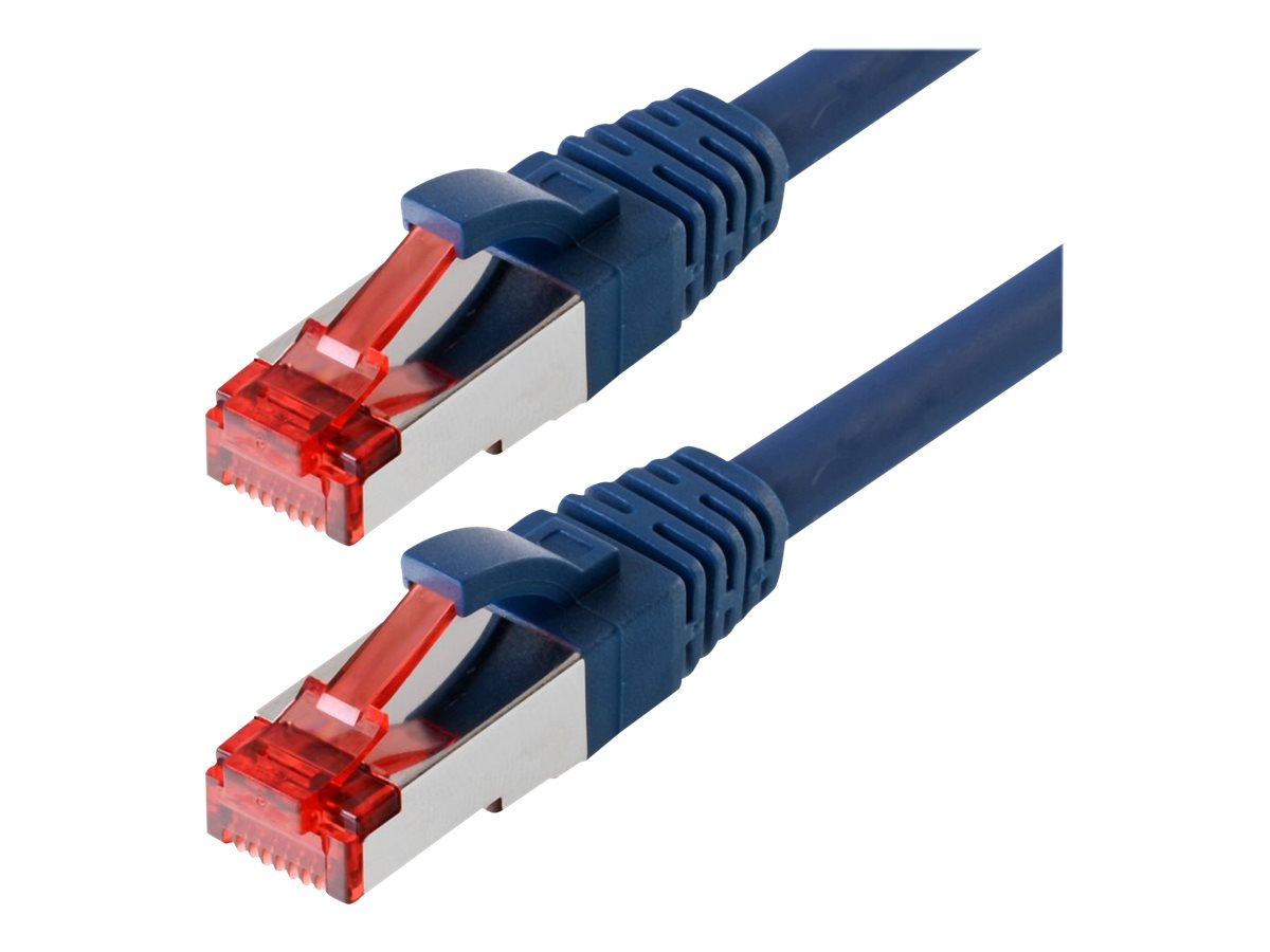 helos Patchkabel Cat 6 SFTP RJ45 blau 5m AWG277 LSZH GHMT