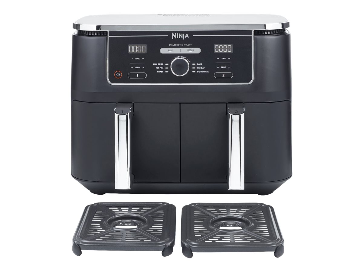 Ninja Foodi MAX Dual Zone 9,5 Liter Heissluftfritteuse AF400EU, schwarz Ninja Foodi MAX Dual Zone 9,5 Liter Heissluftfritteuse AF400EU, schwarz