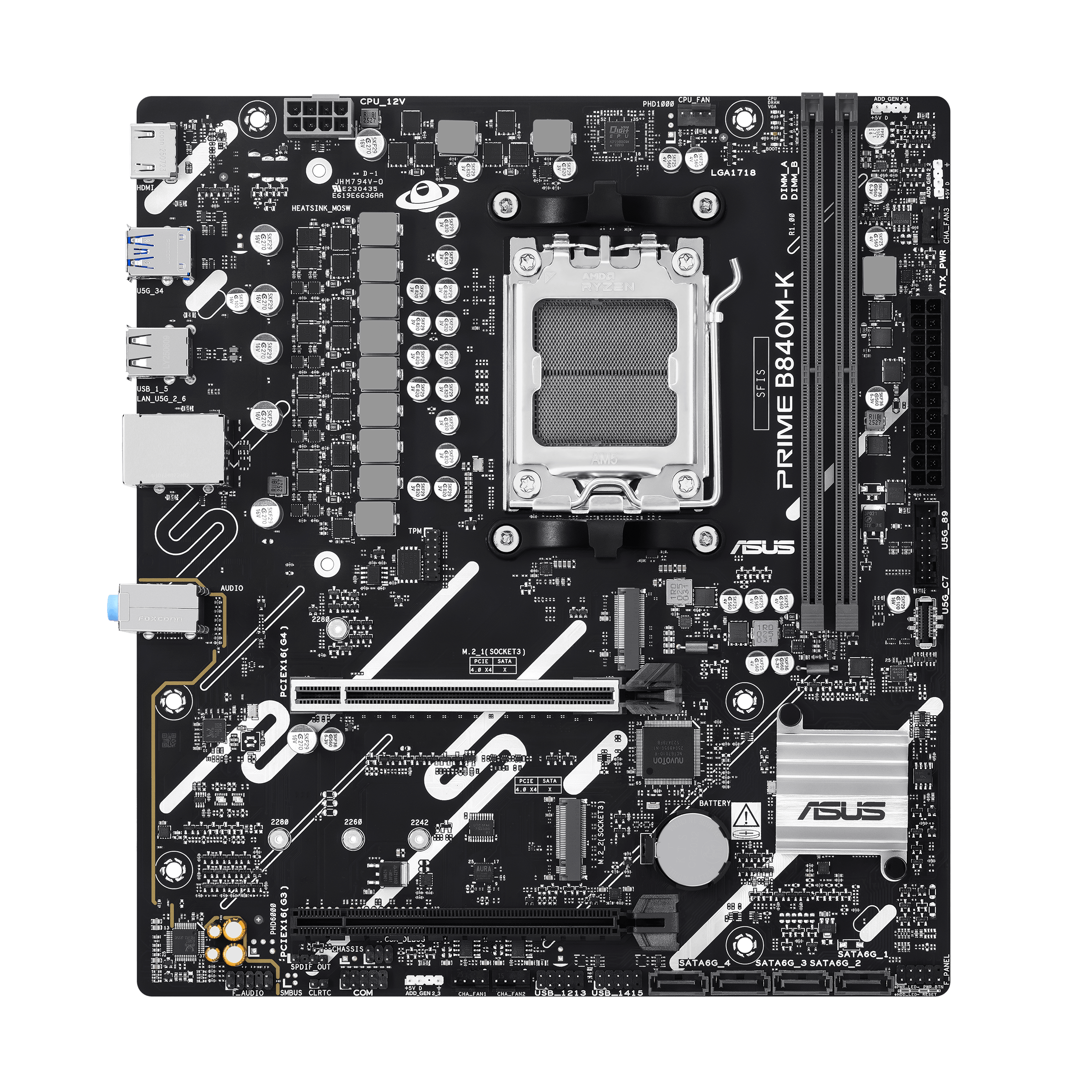 ASUS PRIME B840M-K micro ATX Socket AM5 AMD B840