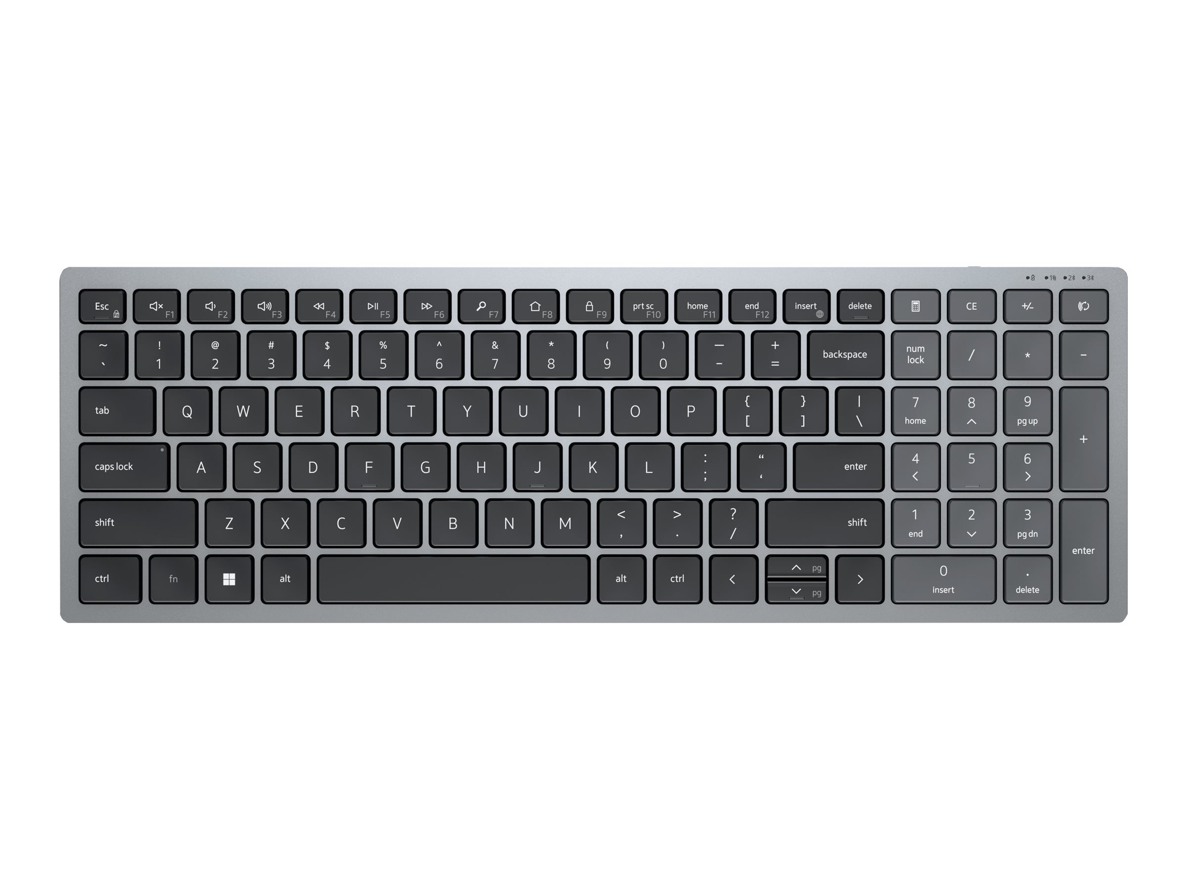 DELL Compact Multi-Device Wireless Keyboard - KB740 - German QWERTZ