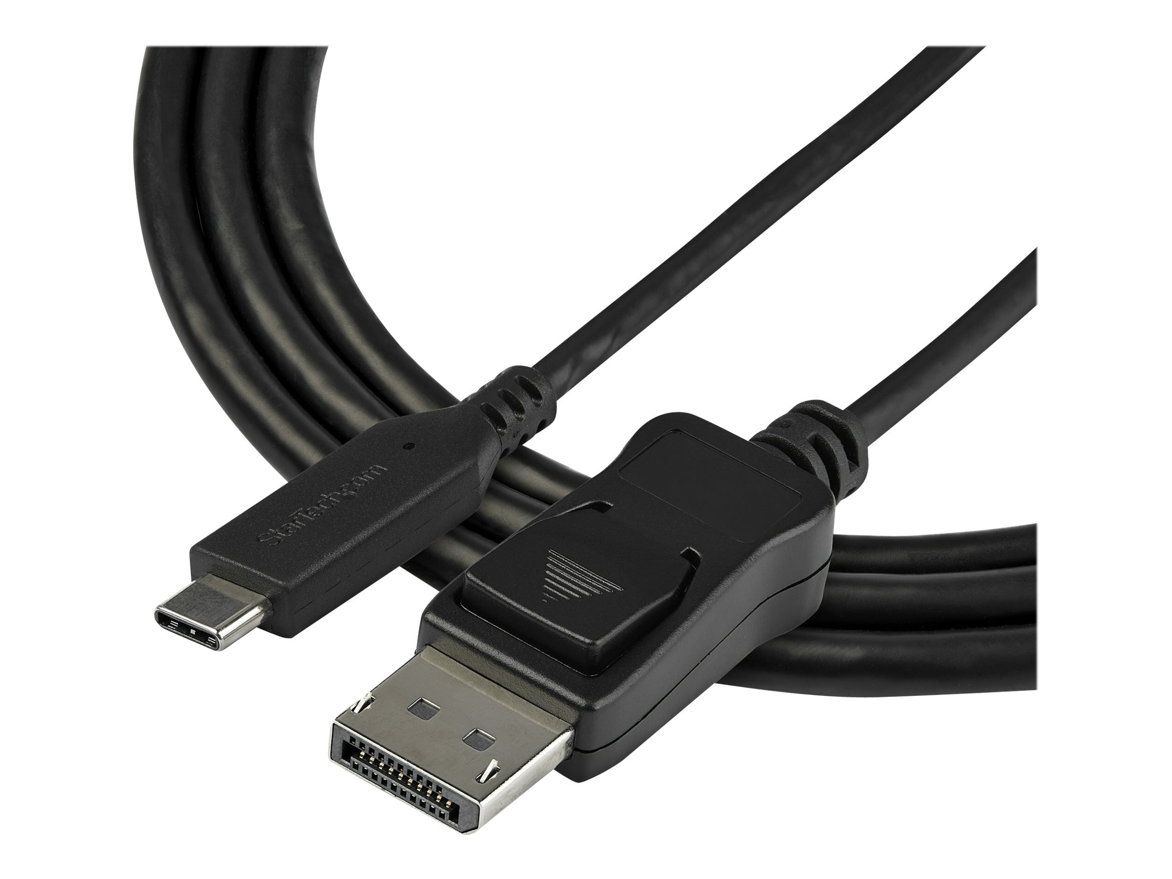 StarTech.com 1 m - USB-C auf DisplayPort-Adapterkabel - 8K 30 Hz - HBR3 - USB-C-Adapter - Thunderbolt 3-kompatibel - CDP2DP141MB - externer Videoadapter - Schwarz