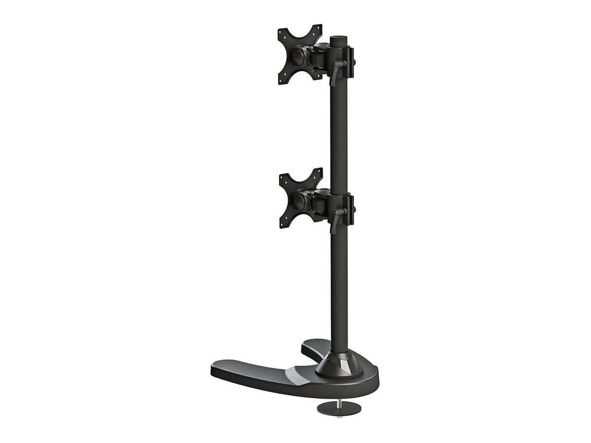 NEOMOUNTS FPMA-D700DDV Desk Mount Flatscreen 2x25,4-68,58cm 10-27Zoll 12kg VESA 75x75/100x100mm kipp-dreh-schwenkbar 2 pi