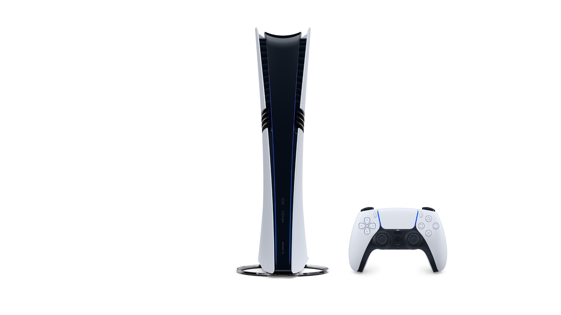 Sony PlayStation 5 Pro Digital 2TB Schwarz Weiß
