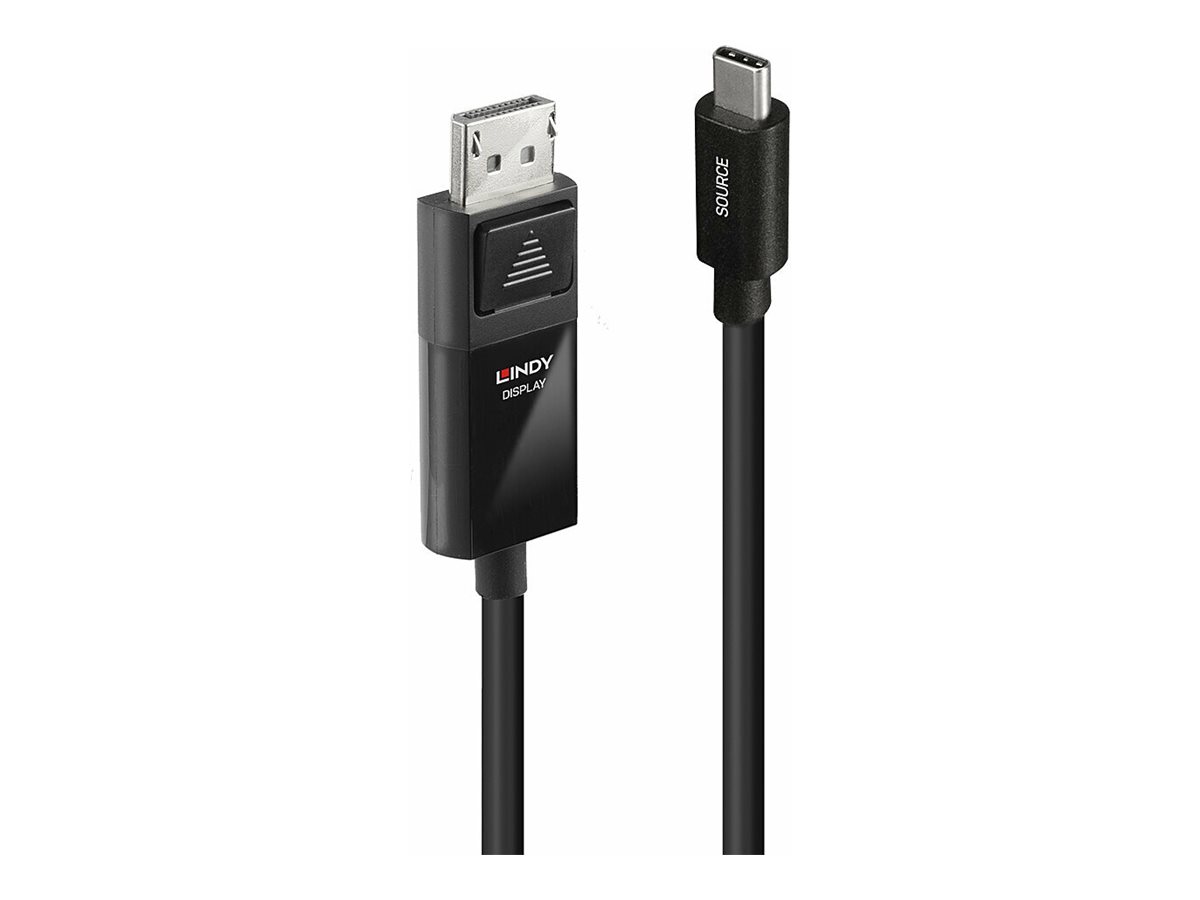 LINDY 3m USB Typ C an DisplayPort 4K60 Adapterkabel mit HDR LINDY 3m USB Typ C an DisplayPort 4K60 Adapterkabel mit HDR