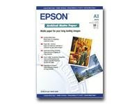 EPSON Matte archival Papier inkjet 192g/m2 A3 50 Blatt 1er-Pack EPSON Matte archival Papier inkjet 192g/m2 A3 50 Blatt 1er-Pack