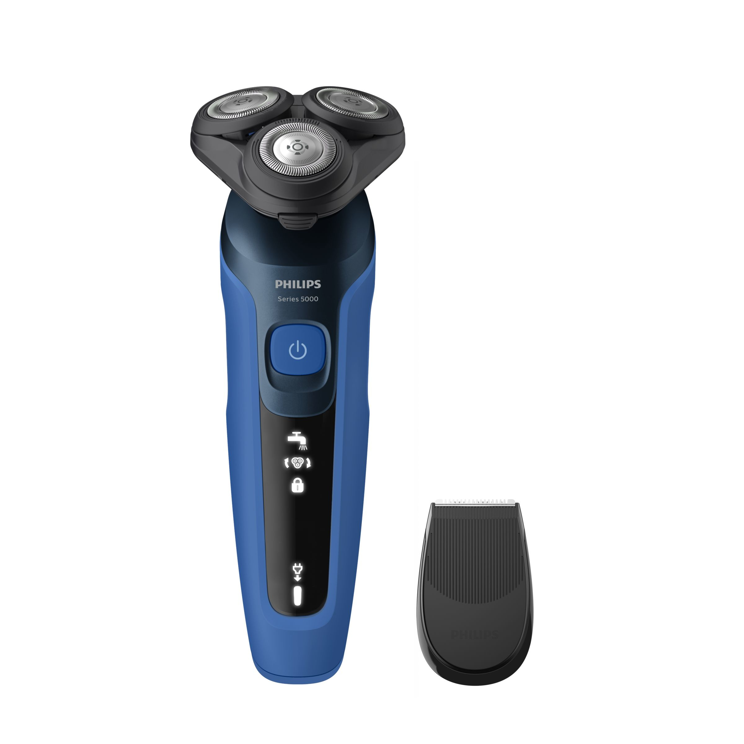 Philips Shaver Series 5000 (S5466/17) Wet & Dry Rasierer, schwarz/blau Philips Shaver Series 5000 (S5466/17) Wet & Dry Rasierer, schwarz/blau