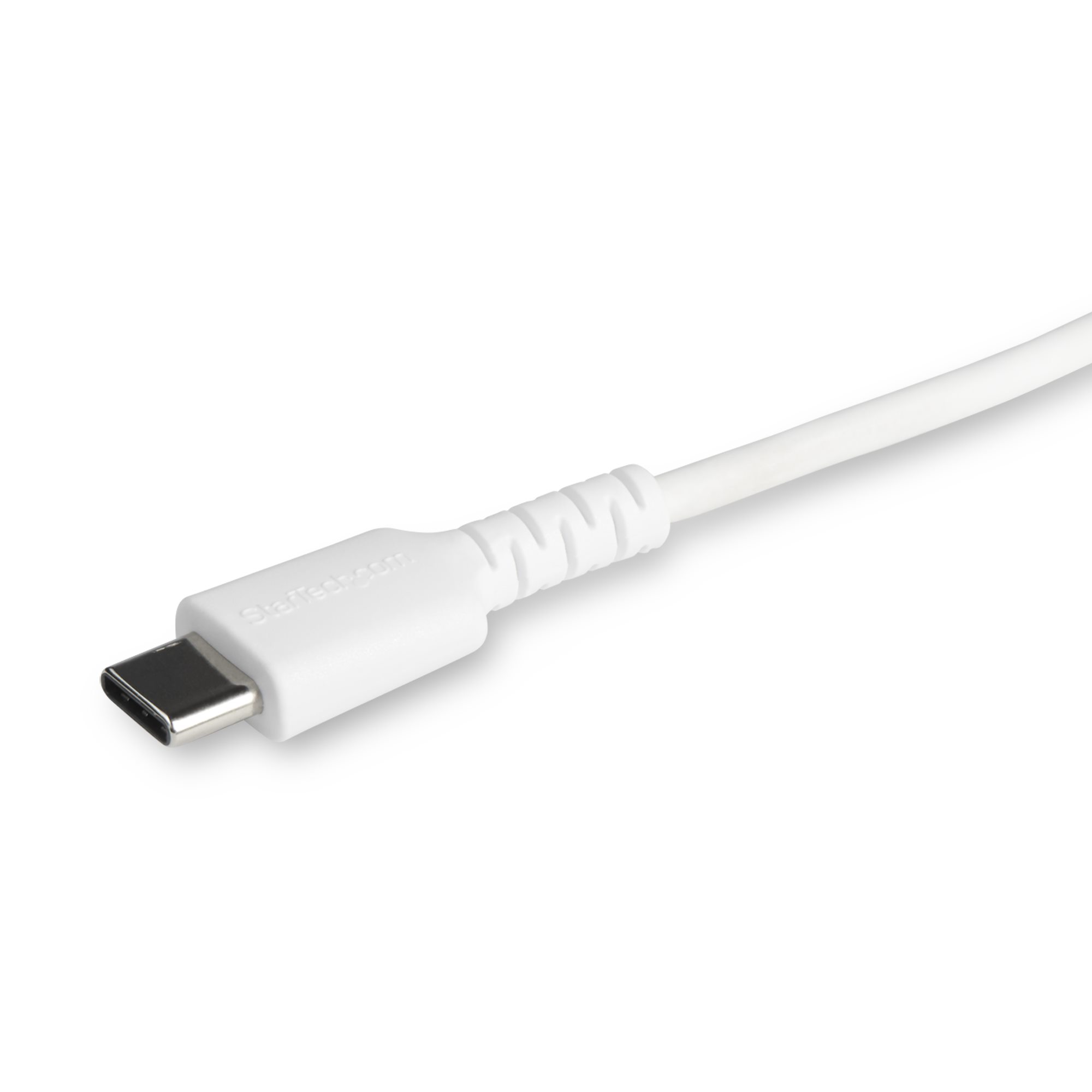 STARTECHCOM 1m 33ft USB C to Lightning Cable MFi Certified Durable USB Lightning Charging Cable White RUSBCLTMM1MW