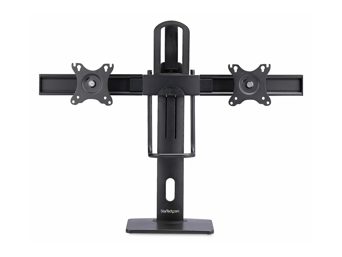 STARTECH.COM Monitorstaender fur 2monitore Monitorarm fur 27 Displays Tragkraft 12kg Hoehenverstellbare Monitorhalterung