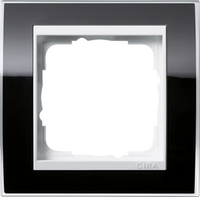 Gira Rahmen 0211733 1fach + ZR rw Event Klar schwarz Gira Rahmen 0211733 1fach + ZR rw Event Klar schwarz