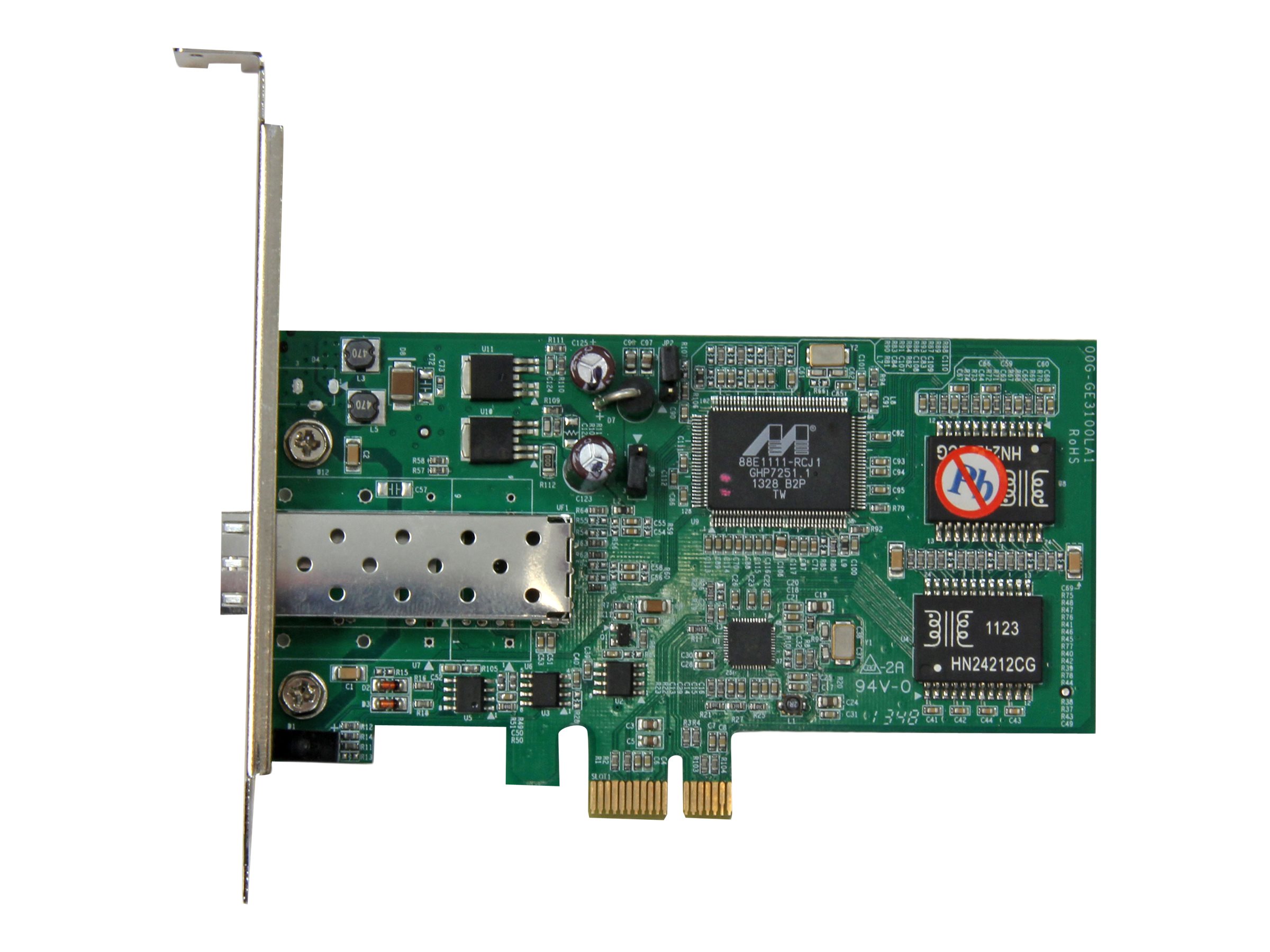 StarTech.com PCI Express Ethernet Gigabit LWL Netzwerkkarte mit offenem SFP - PCIe Glasfaser SFP NIC - Gigabit Ethernet Adapter - Netzwerkadapter - PCIe