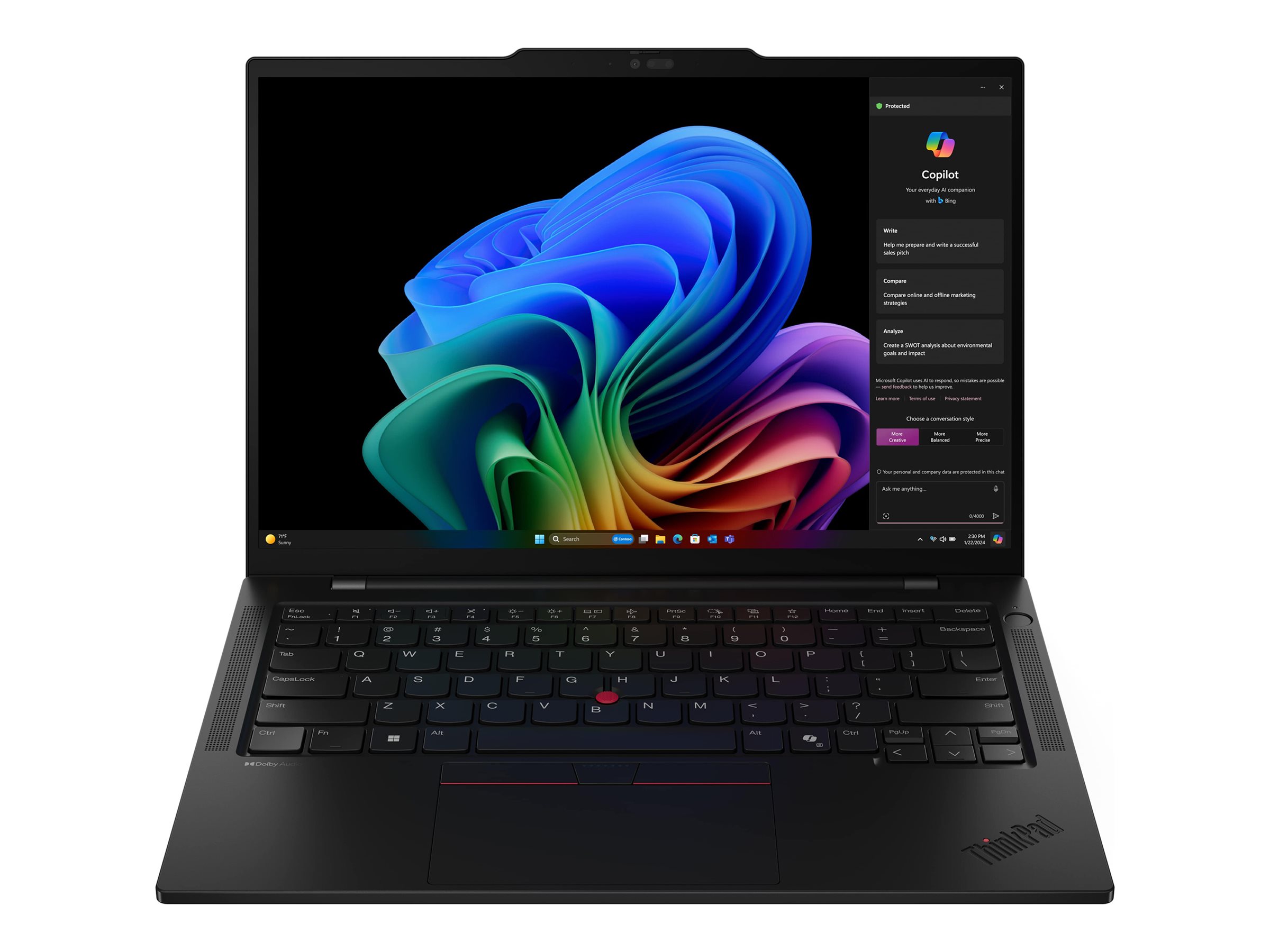 LENOVO ThinkPad T14s G6 AMD Ryzen AI 7 PRO 360 35,56cm 14Zoll WUXGA 32GB 1TB SSD UMA W11P WWAN Ready Black TopSeller