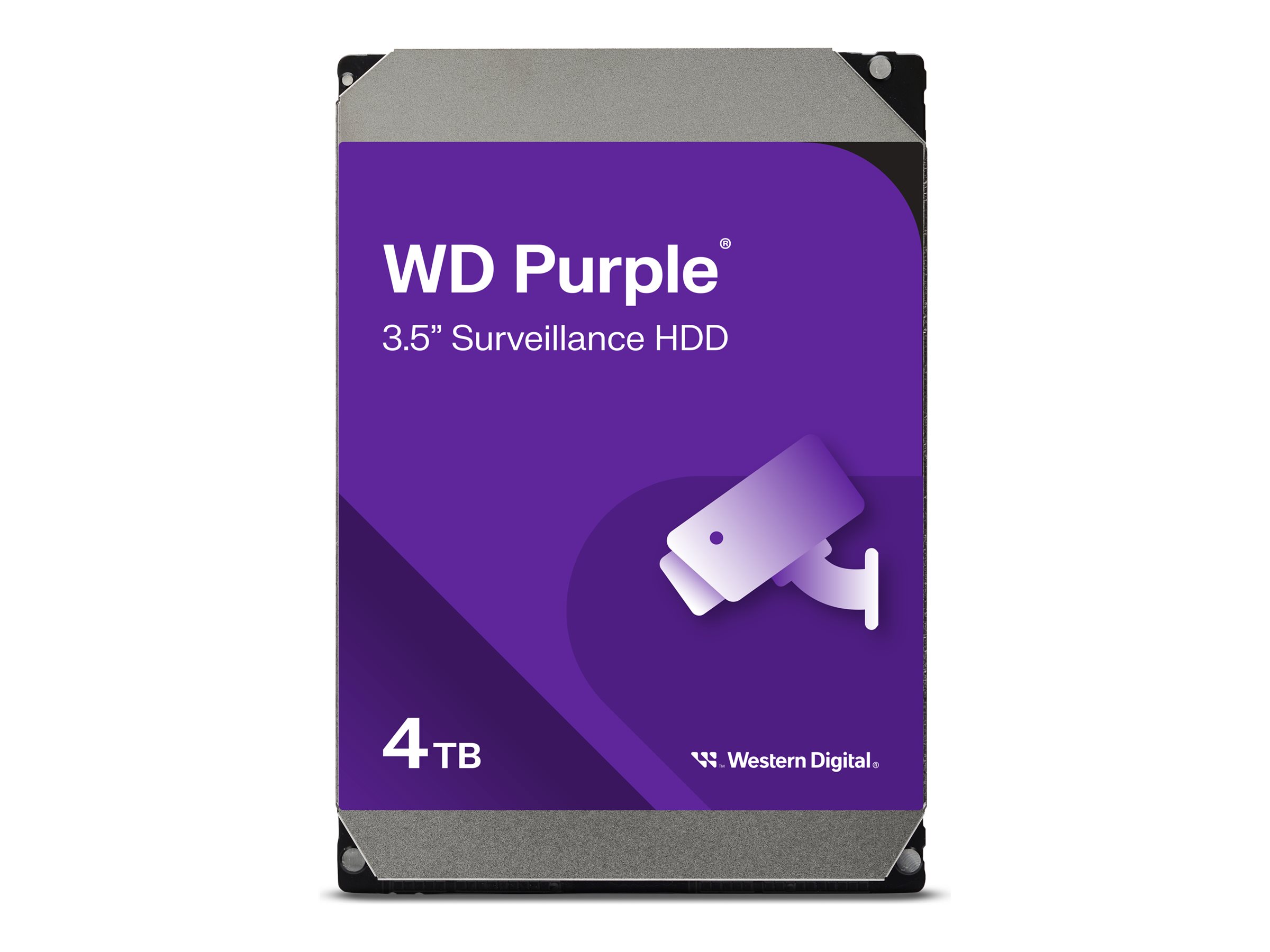 WD Purple Surveillance interne Festplatte 3,5" 4TB SATA 6 Gb/s