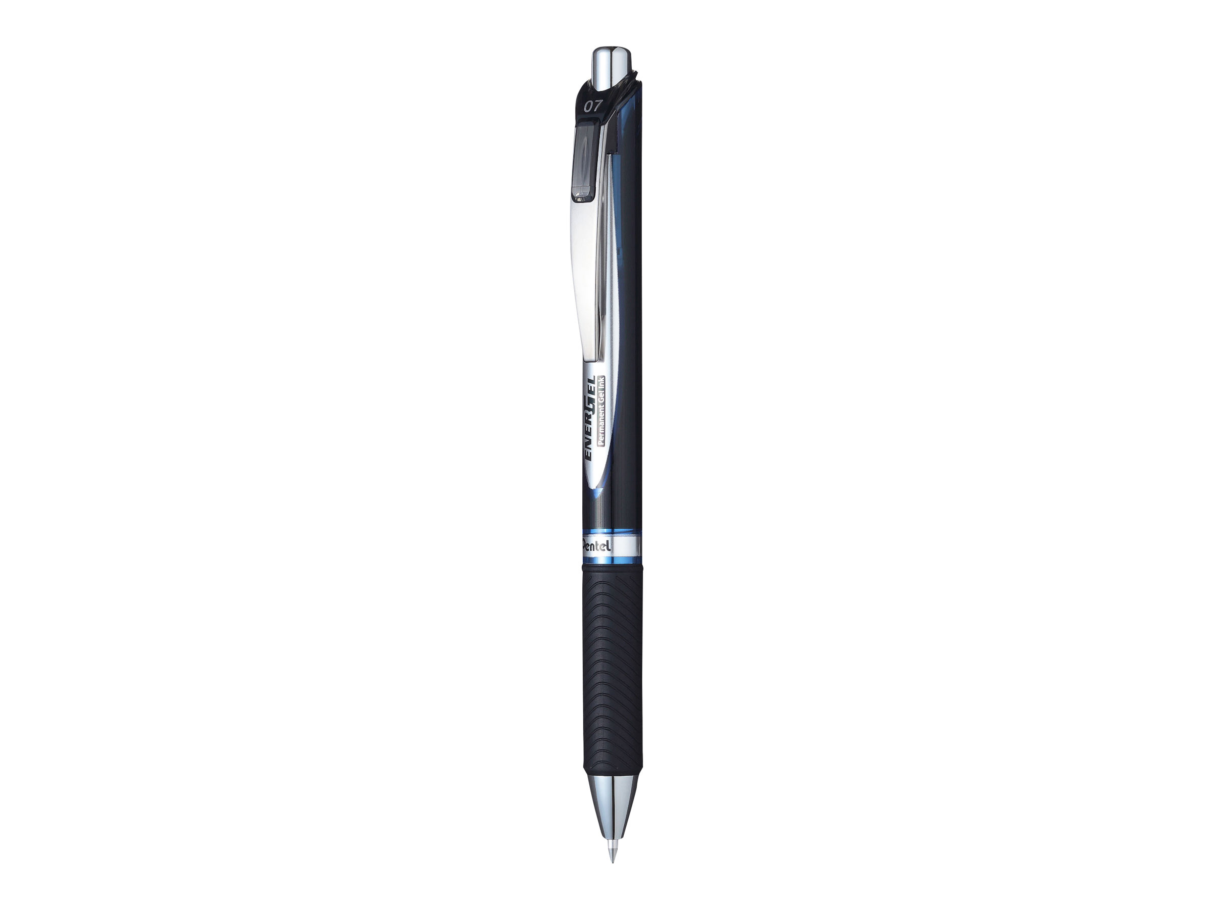 Pentel ENERGEL BLP77 Gelschreiber schwarz/silber 0,35 mm, Schreibfarbe: blau, 1 St. Pentel ENERGEL BLP77 Gelschreiber schwarz/silber 0,35 mm, Schreibfarbe: blau, 1 St.