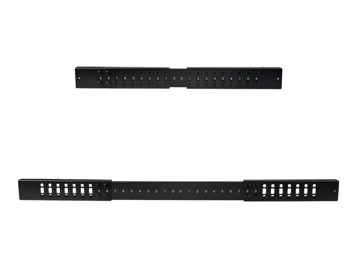STARTECH.COM 18U Open Frame Rack - 4 Post - 22-40in. Adjustable Depth - 1200lb. Weight Capacity - w/ Casters and Cable Hooks