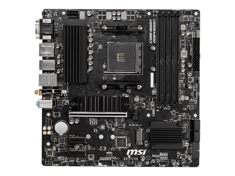 MSI B550M PRO-VDH WIFI M-ATX AMD Socket AM4 Dual Channel DDR4