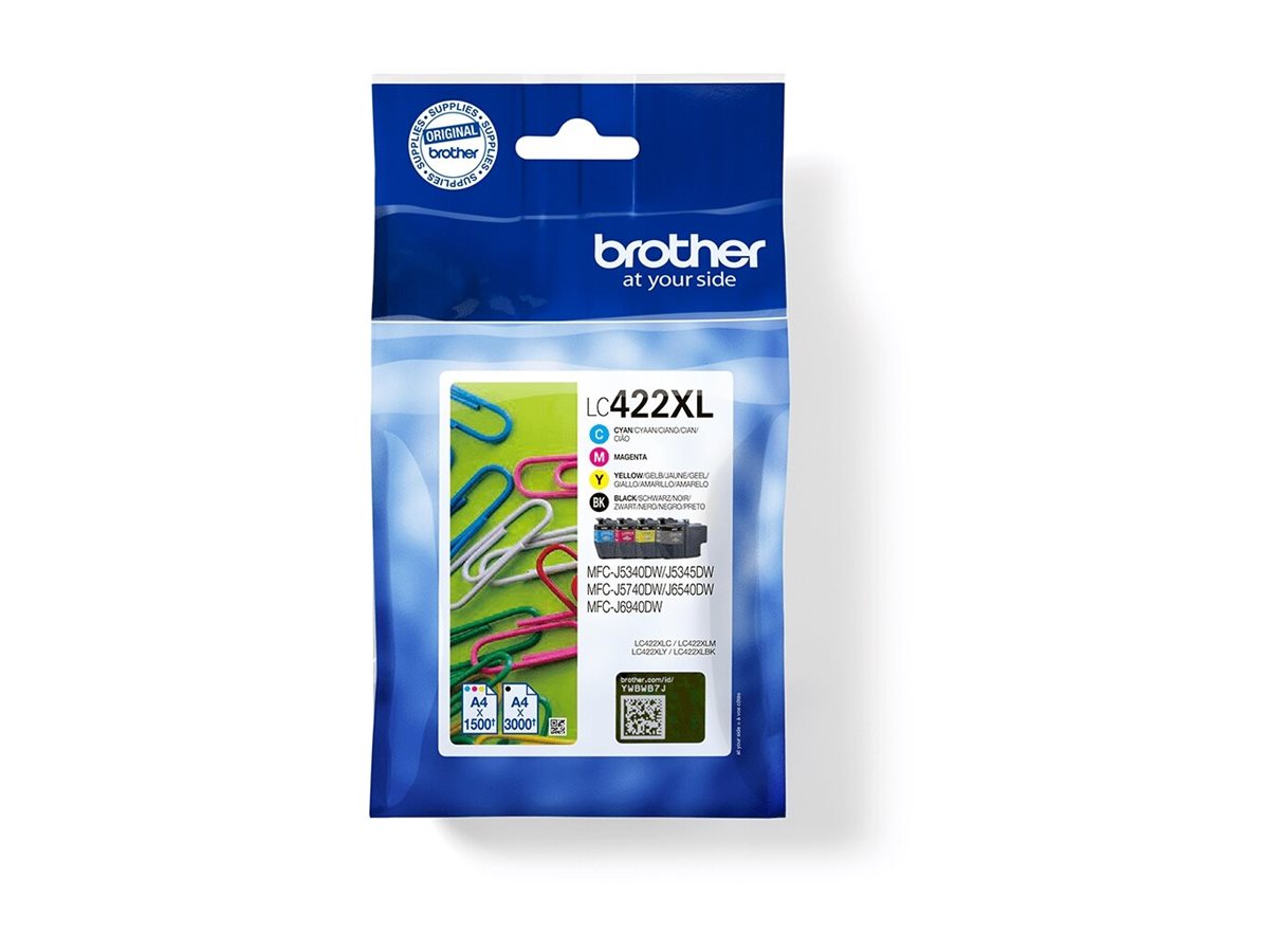 LC422XLVAL BROTHER MFCJ Tinte (4) cmyk
