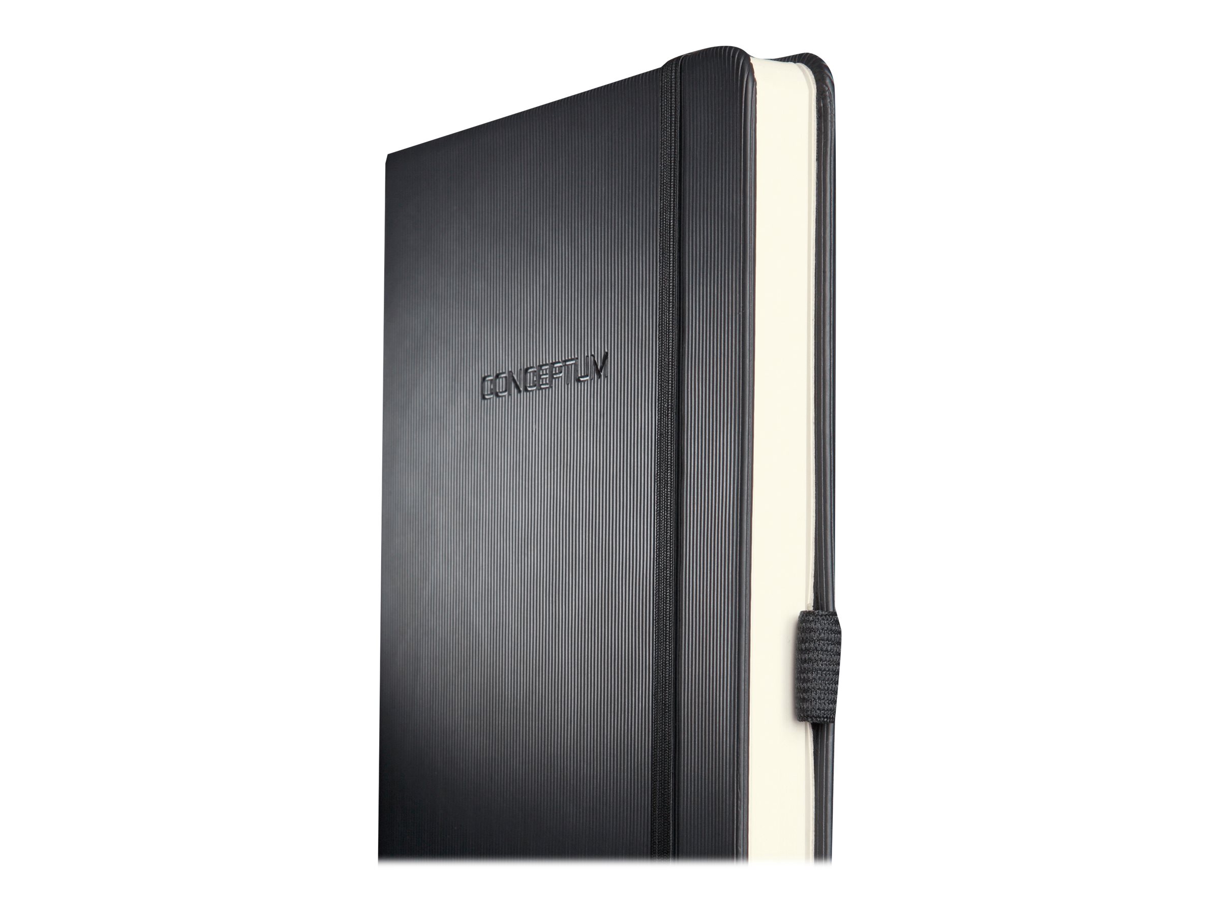 SIGEL Notizbuch Conceptum® ca. DIN A5 liniert, schwarz Hardcover 194 Seiten