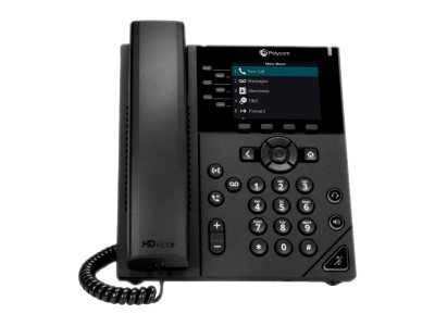 POLYCOM VVX 350 6-line Desktop Business IP Phone w POLYCOM VVX 350 6-line Desktop Business IP Phone w